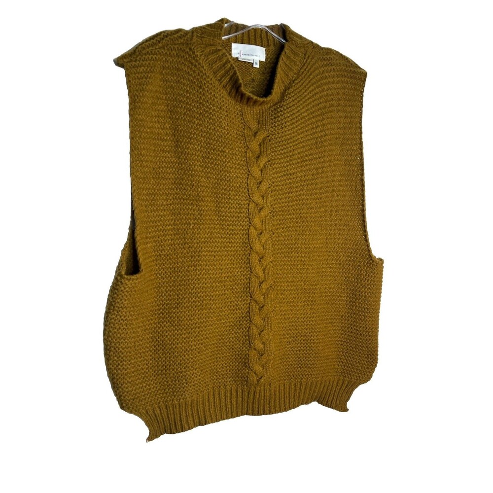 Anthropologie Cable Knit FishermanCore Fishermans Daughter Pullover One Size